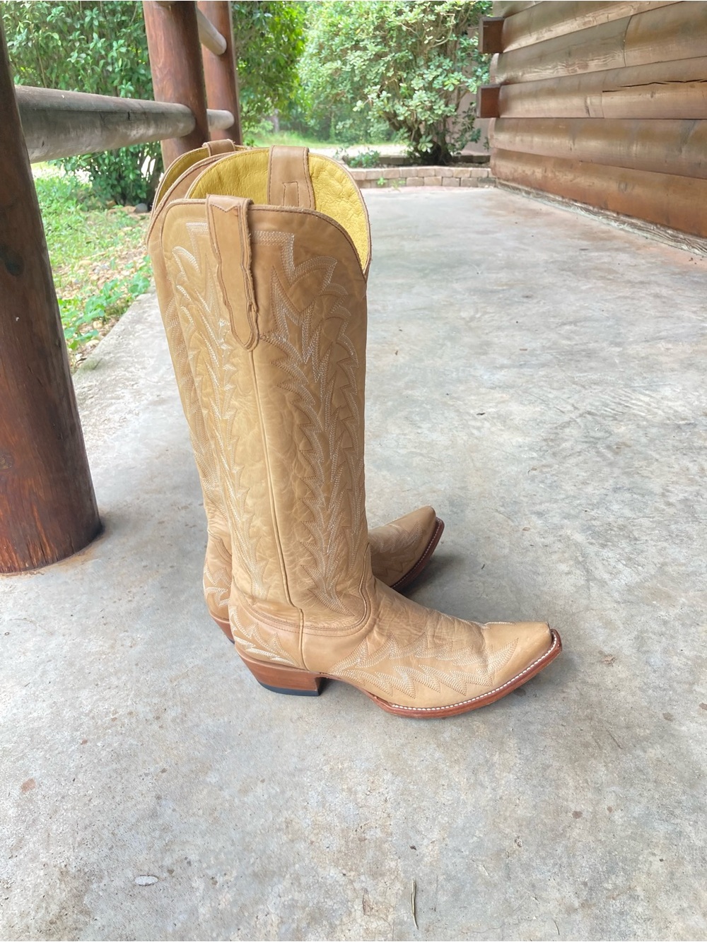 JRC & Sons | Tan Leather Cowgirl Boots - Picture 15 of 16